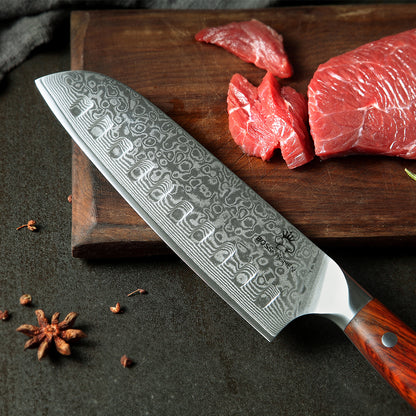 Bosskitchen Santoku Damast