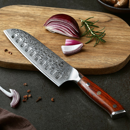 Bosskitchen Santoku Damast